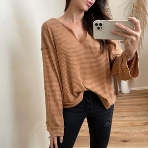 REPOSH • Nina • waffle top